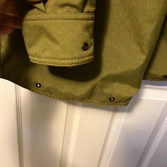 Remington Jacket w/Gore-Tex fabric waterproofing 5 pockets Dark Olive Green Lg - Picture 9 of 12